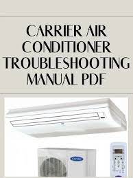 carrier air conditioner troubleshooting