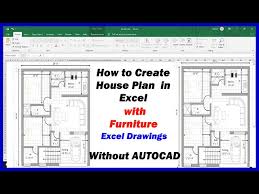 Furniture Excel Drawings