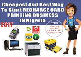 recharge card printing and s