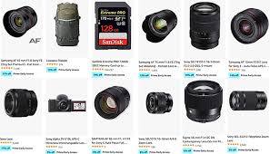 save big on sony cameras and lenses and