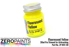 fluorescent yellow paint 30ml zp 1011