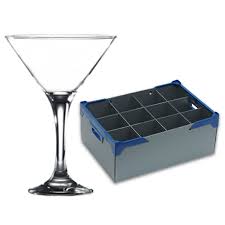 Cocktail Glasses And Storage Container