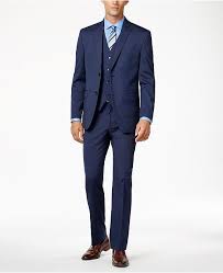 Mens Stretch Performance Solid Slim Fit Suit Separates Created For Macys
