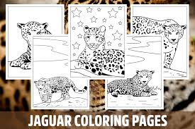jaguar coloring pages for kids s