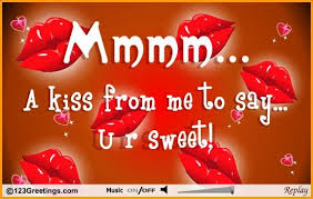 U R Sweet Kisses card from a friend | Sweet kisses, Sweet, Kiss