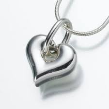 16715 puff heart sterling silver