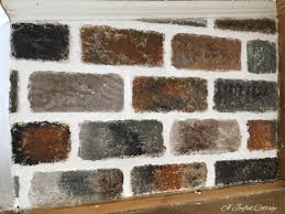Faux Brick Wall With Joint Compound