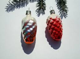 vintage glass ornaments