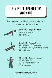 15 minute dumbbell workout for your