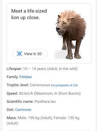 Could be used in a game or movie. See 3d Animals From Google From Lions To Penguins See The Full List Bykido