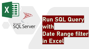 run sql query with date range filter in