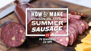 homemade venison summer sausage