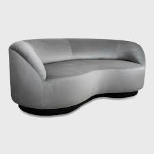 contemporary kidney shaped sofa