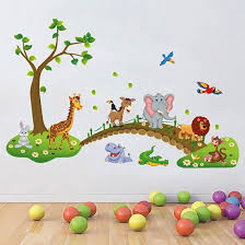 Removable Cartoon Forest Animal