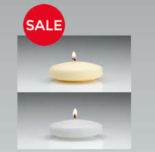maxi floating candles white or ivory