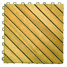 Interlocking Wood Deck Tile