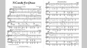 A Candle For Peace Musick8 Com Singles Reproducible Kit