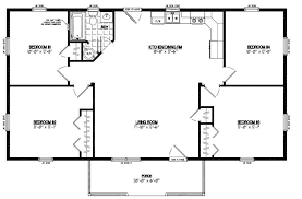 26x48 Pioneer Certified Floor Plan