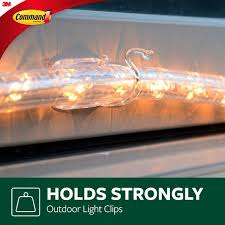 Command Outdoor Rope Light Clips 3m