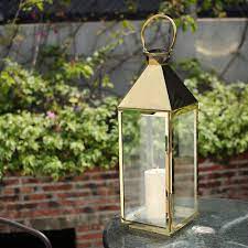 Tall Glass Lanterns Floor Lantern Home