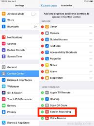 enable screen recording on iphone