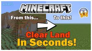 11.06.2012 · how to clear land easily in minecraft using world edit/single player commands. Minecraft How To Clear Land Super Quickly No Commands Youtube