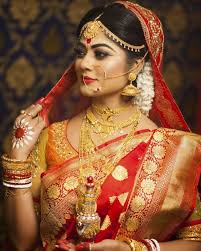 red bangles like bengali hindu bride