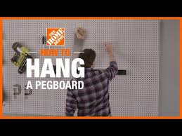 How To Hang A Pegboard The Home Depot