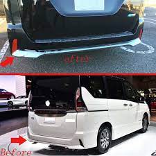 Goods sports memorabilia stamps toys & games vehicle parts & accessories video games & consoles wholesale & job lots everything else. For Nissan Serena C27 2017 2018 2019 Abs Chrome Rear Bumper Skid Protector Guard Plate Accessories Chromium Styling Aliexpress