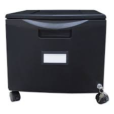 Buy file cabinet online in india at best prices. Single Drawer Mobile Filing Cabinet 14 75w X 18 25d X 12 75h Black Supply Solutions