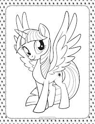 40+ alicorn coloring pages for printing and coloring. Alicorn Coloring Pages Twilight Sparkle