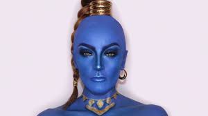genie aladdin halloween makeup tutorial