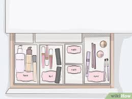 organize your makeup drawers