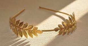 Gold Leaf Headband Greek Crown