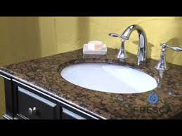 Looking to update or replace your bathroom vanity with something more current or functional? Bathroom Vanity Single Sink By Fresca Fvn6540 With Dark Wood And Countertop Youtube