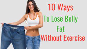 lose belly fat without exercise