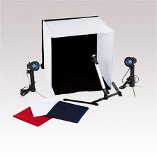 Large Portable Photo Studio Lighting Kit Tent Cube With Tripod Lights Carry Bag