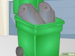 how to dispose of carpet tips to