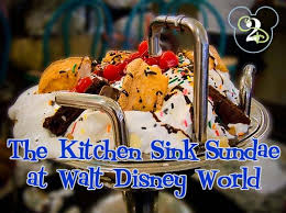 So, if someone throws the kitchen sink at someone, this means that absolutely everything that he has ever said or done gets thrown back at him if you mean throw the kitchen sink it is either a misinterpretation of the expression or it means that things are so bad that one has to yank out the. The Kitchen Sink Dessert At Disney S Beaches And Cream