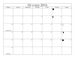 Moon Phase Calendar Printable Calendar Template 2019