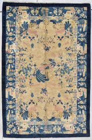 antique peking chinese rug 4 3 x 7 11