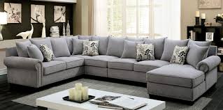 skyler sectional living room set gray