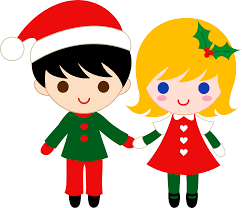 65 Awesome cute girl and boy clipart | Xmas clip art, Christmas clipart, Kids christmas