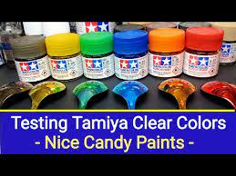 Testing Tamiya Clear Color Paints