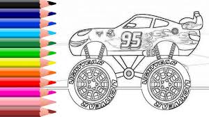 We provide coloring pages, coloring books, coloring games, paintings, coloring pages instructions at here. Monster Truck Coloring Pages For Kids Boys Drawing With Crayons