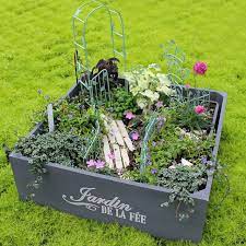 Fairy Gardening Jardin Wood Box Phag