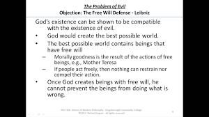 the problem of evil essay 