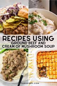 ground beef cream of mushroom soup