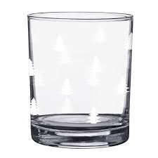 230 Ml Glass Trees Drinking Cup
