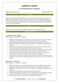 Grade 4 reporting to job objectives to be agreed annually, clarifying the emphasis to be placed on specific areas of job more senior or more specialist ltw staff. Human Resource Manager Resume Samples Qwikresume